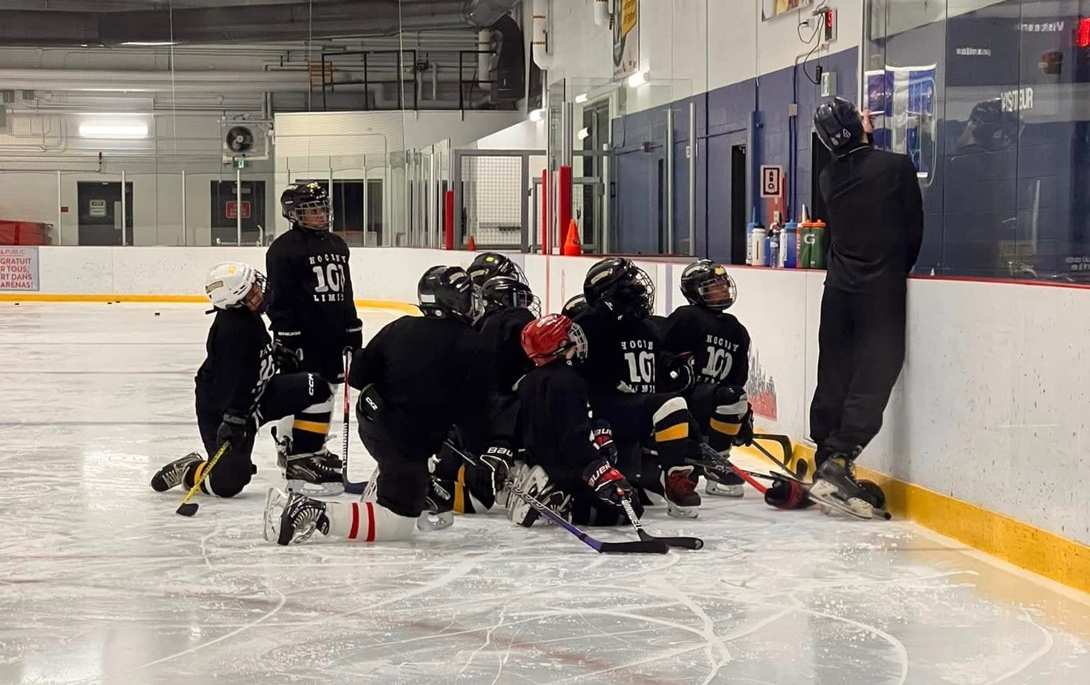 Entraînement de hockey