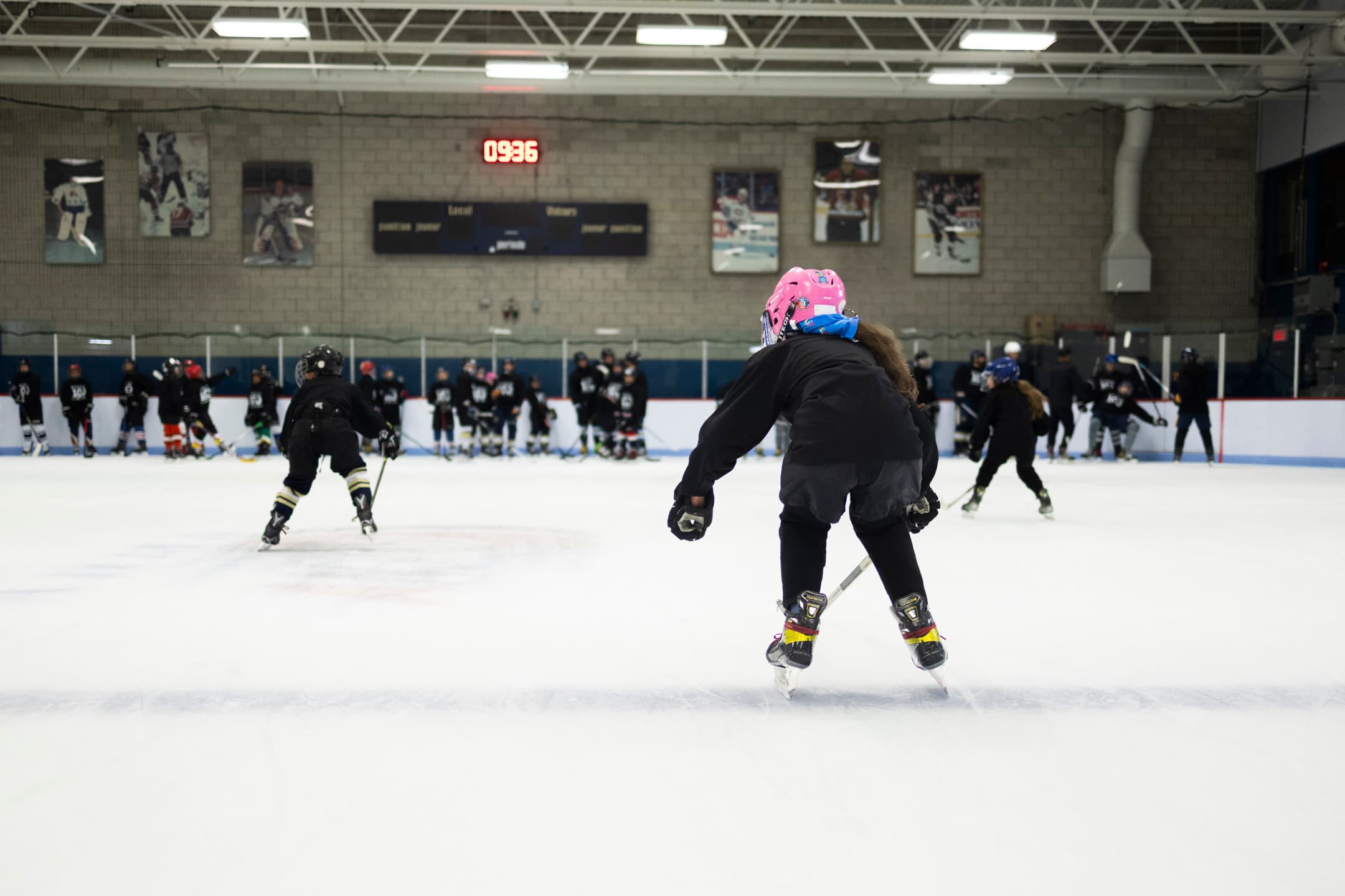 Joueurs Hockey 100 Limites sur la glace